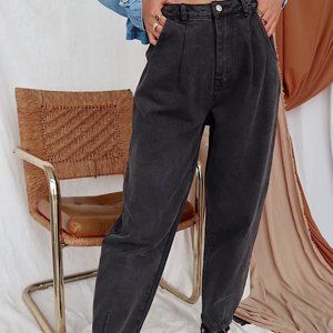12th Tribe Black Boyfriend Balloon Jean